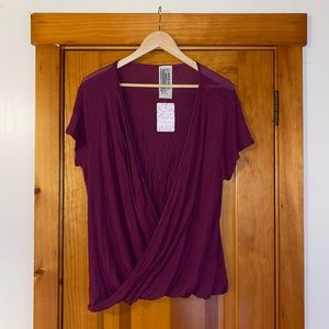 Free people low cut t shirt